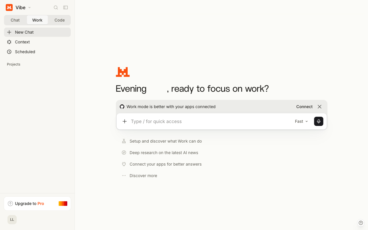 Le Chat UI screenshot, desktop, week of August 17, 2026