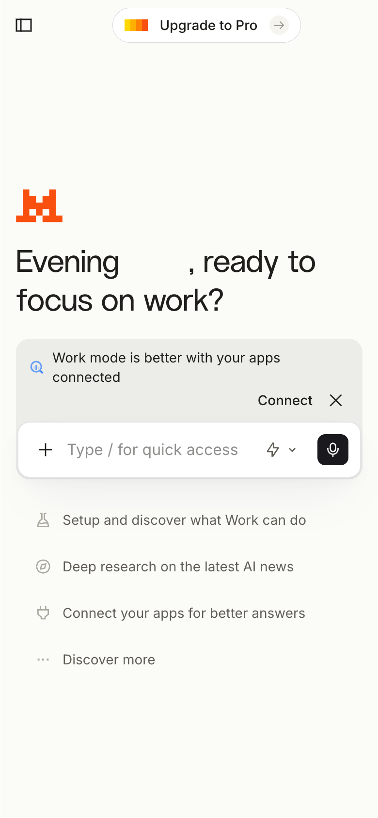 Le Chat UI screenshot, mobile, week of August 17, 2026