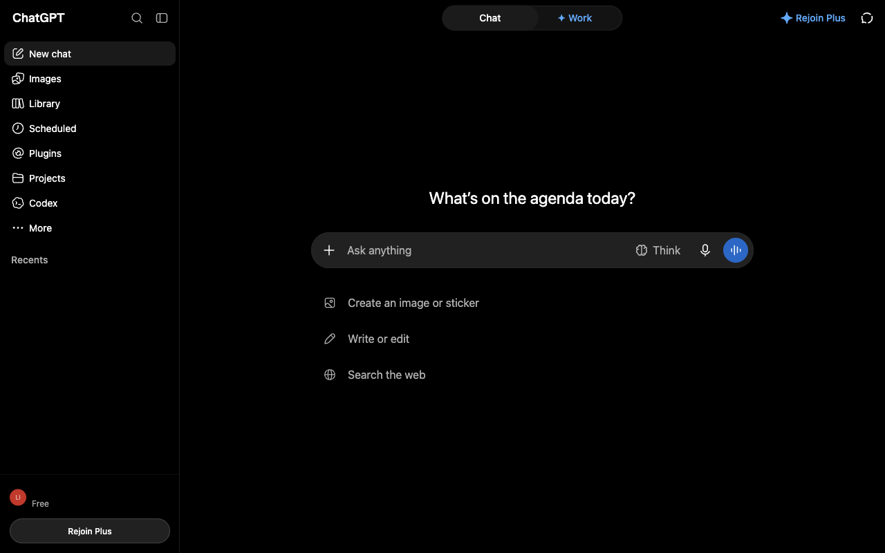 ChatGPT UI screenshot, desktop, week of August 24, 2026