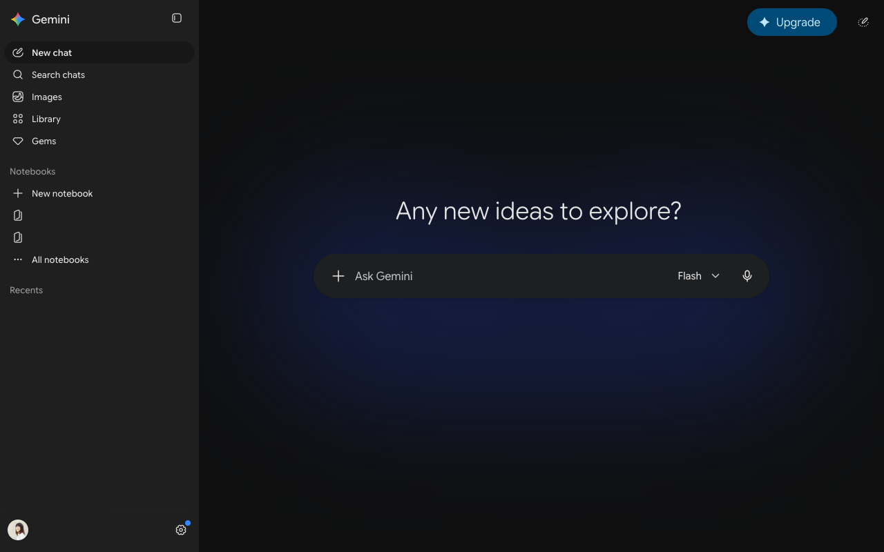 Gemini UI screenshot, desktop, week of August 24, 2026