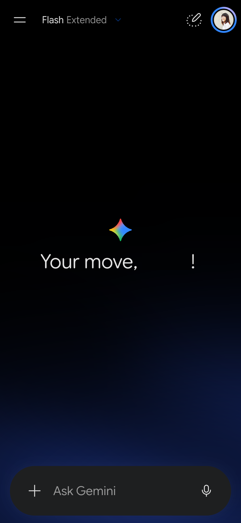 Gemini UI screenshot, mobile, week of September 21, 2026