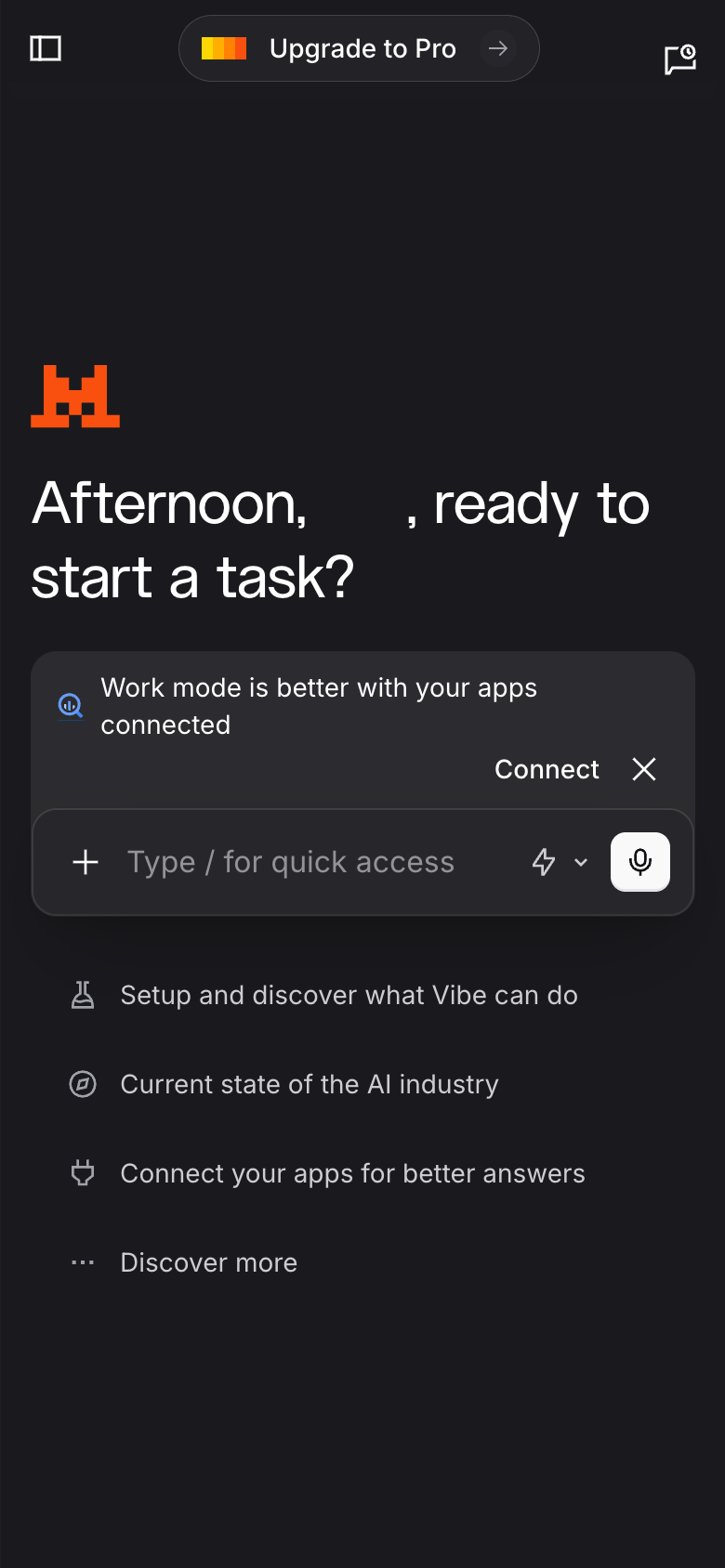 Le Chat UI screenshot, mobile, week of September 28, 2026