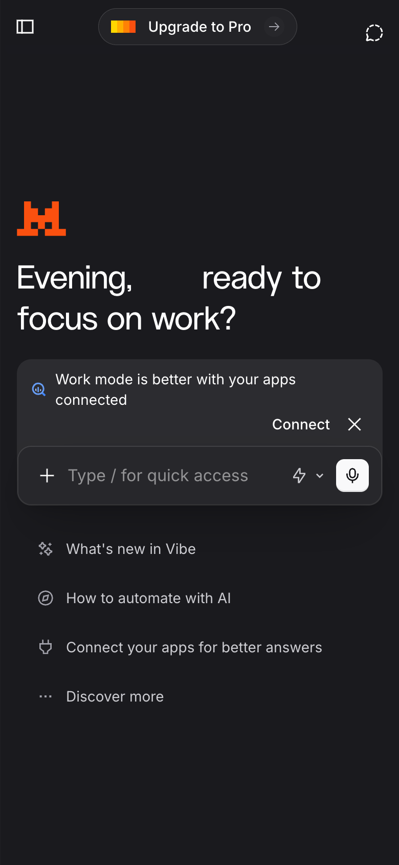 Le Chat UI screenshot, mobile, week of October 12, 2026